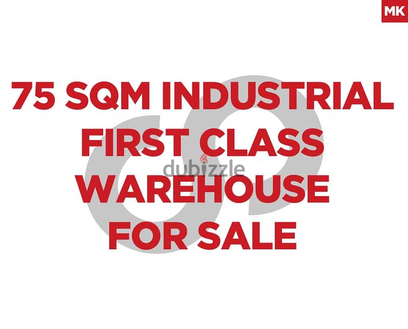 Industrial FIRST CLASS warehouse in Zouk Mosbeh/ ذوق مصبح REF#MK99891 0