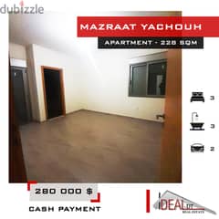 Apartment for sale in Mazraat yachouh 228 sqm ref#AG20130
