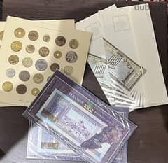 2 set of coin BDL, 2envelop 1 livre to 250, 2 × 10.000 special edition 0