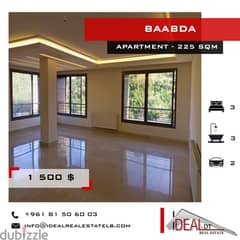 Apartment For rent in Baabda 225 sqm ref#AEA16042 0