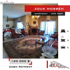 Apartment for sale in Zouk Mosbeh 200 sqm ref#CK32100