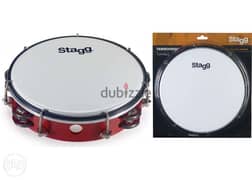 Stagg 8-Inch Tunable Plastic Tambourine