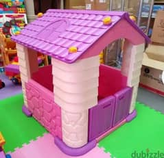 Edu-play house and slide