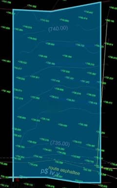 680m² | zone 30/75  Land for in sale in broumana-oyoun