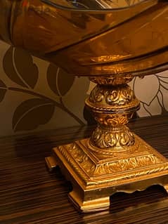 The Elegant Vintage Golden Craft vase