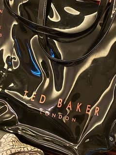 TED BAKER LONDON BOW ICON SHOPPER TOTE BAG BLACK. Excellent Condition.