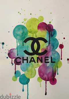 painting coco chanel painting