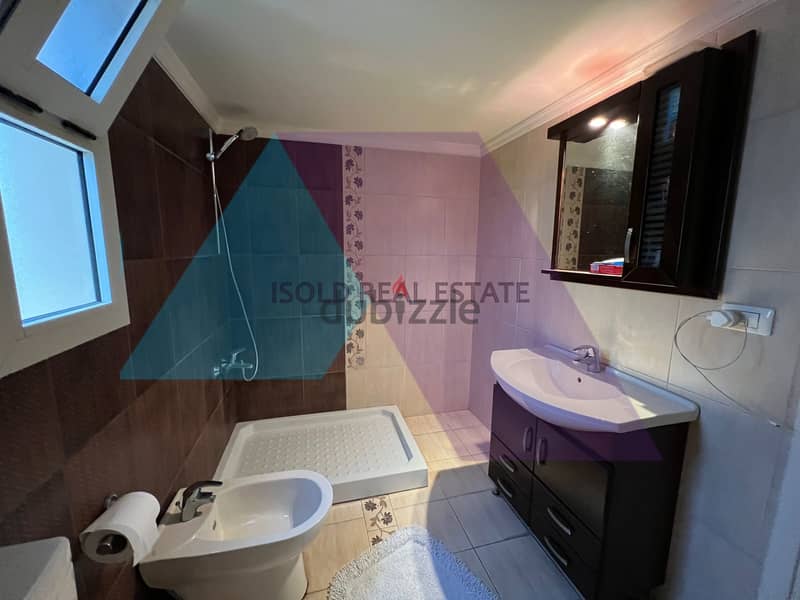 Decorated 231m2 apartment+35m2 garden+open view for sale in Jbeil Town 12