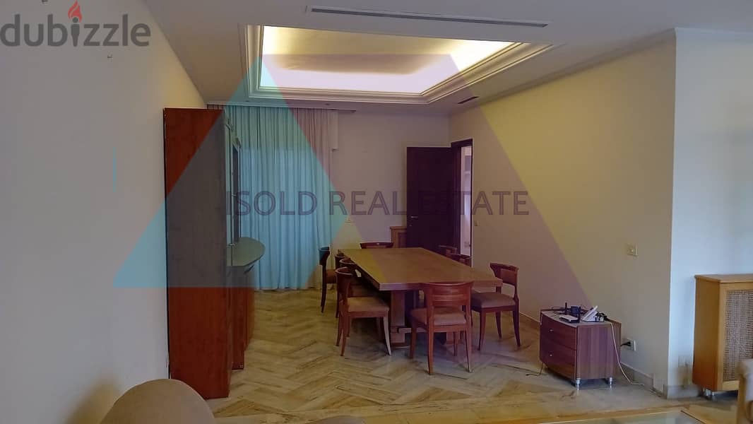 A furnished 220 m2 apartment for rent in Achrafieh, next USJ 1
