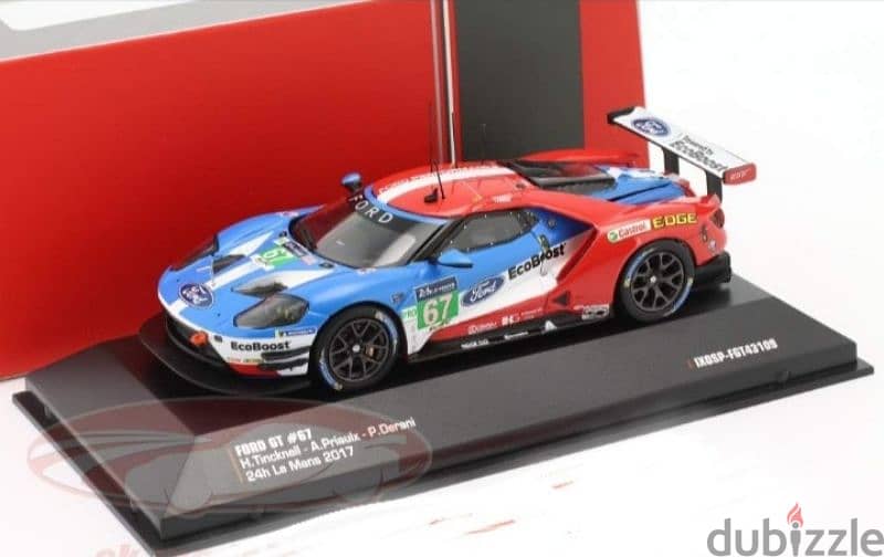 Ford GT (24h Le Mans 2017) diecast car model 1;43. 0