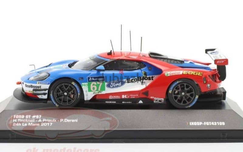 Ford GT (24h Le Mans 2017) diecast car model 1;43. 2