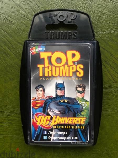 DC Universe card game Heroes & Villains Top trumps games 2