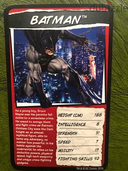 DC Universe card game Heroes & Villains Top trumps games 14