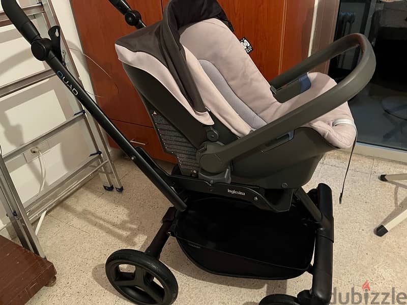 Inglesina 3 in 1 car seat stroller carrycot 7