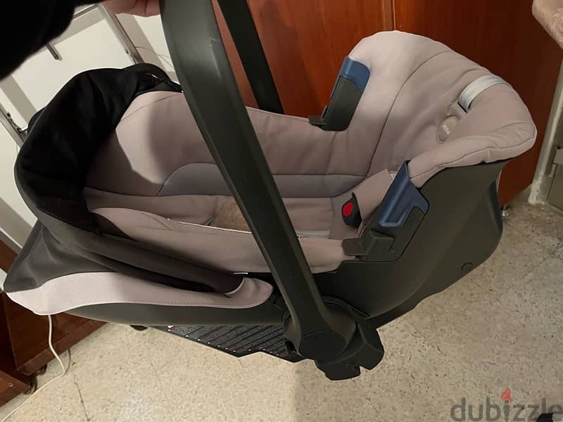 Inglesina 3 in 1 car seat stroller carrycot 8