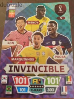 Invincible world cup soccer card 2022