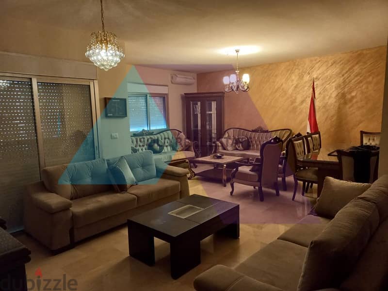 Fully Furnished 140 m2 apartment + open view for rent in Jdeide / Metn 0