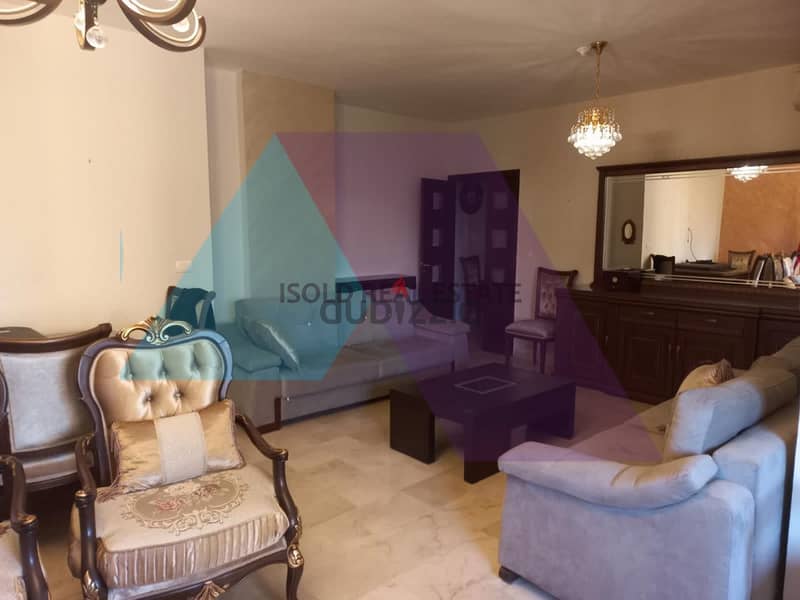 Fully Furnished 140 m2 apartment + open view for rent in Jdeide / Metn 1