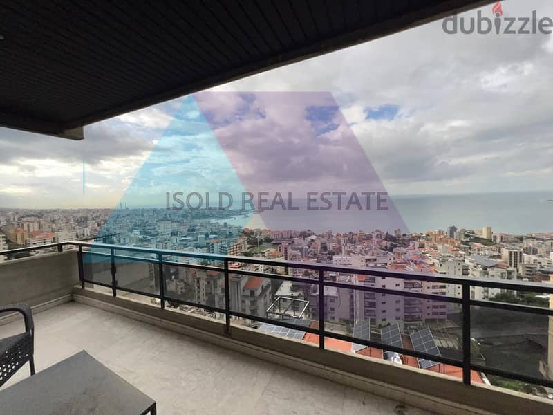 HOT DEAL, 210m2 apartment+ panoramic sea view for sale in Haret Sakher 16