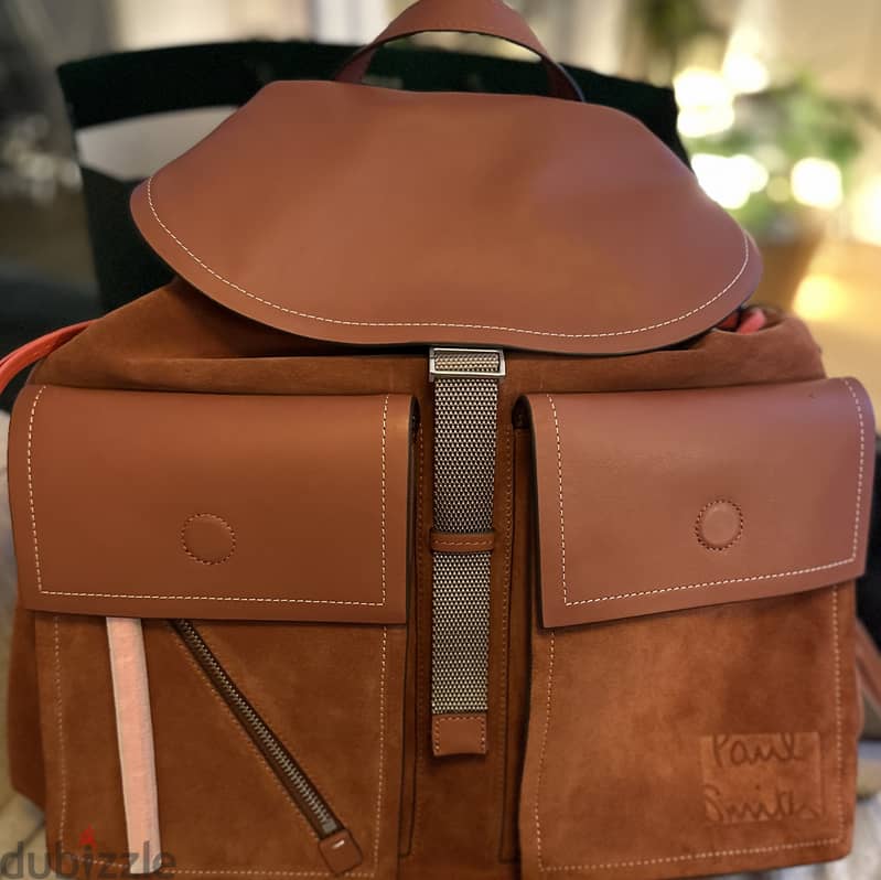 %100 Leather backpack by Paul Smith 6