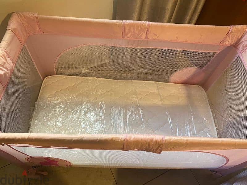 park for baby girl with mattress 4