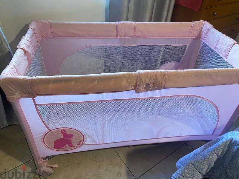 park for baby girl with mattress 5