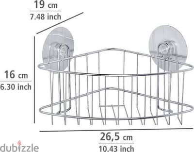 german store chrome shower and bath rack