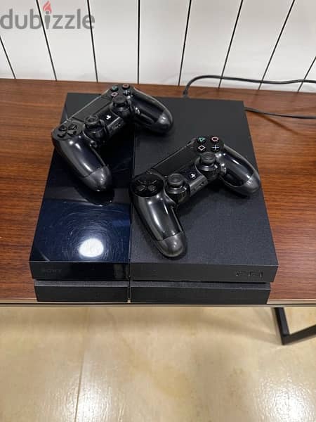 PS4 + 2 Controllers Used Good Condition 2