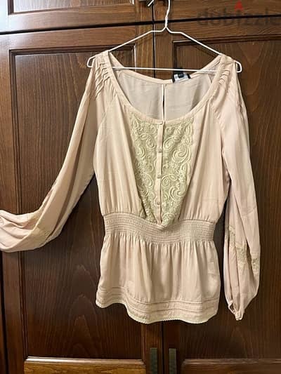 Original Bebe silk poly top