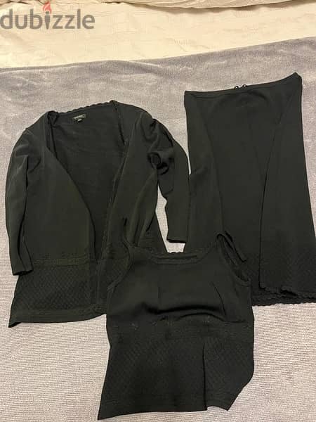 ‘Events’ 3 piece top, jacket, skirt 1