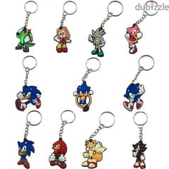Sonic The Hedgehog Character Keychain - Many Models 0