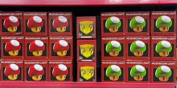 Super Mario Bros Mushroom 1UP Question Block Rechargeable Light
