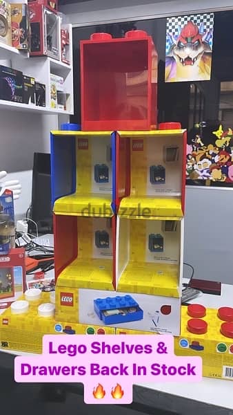 LEGO Shelves Shelf and Drawer For Room Decoration Home