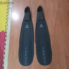 freediving spearfishing plastic fins size 37/38/39