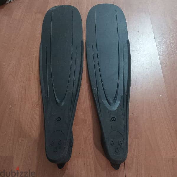 freediving spearfishing plastic fins size 37/38/39 1
