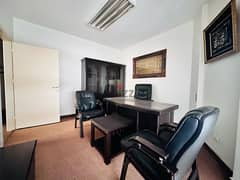 Furnished Office For Rent In Tallet Khayat Over 70 Sqm - تلة الخياط