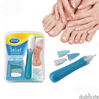 Scholl Nail Care Set, 3 x Nail Heads Velvet Smooth Kit