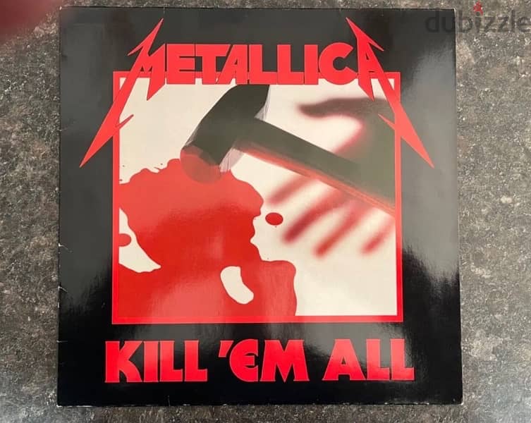 Metallica - Kill Em All - 1989 release - vinyl *exellent condition** 1