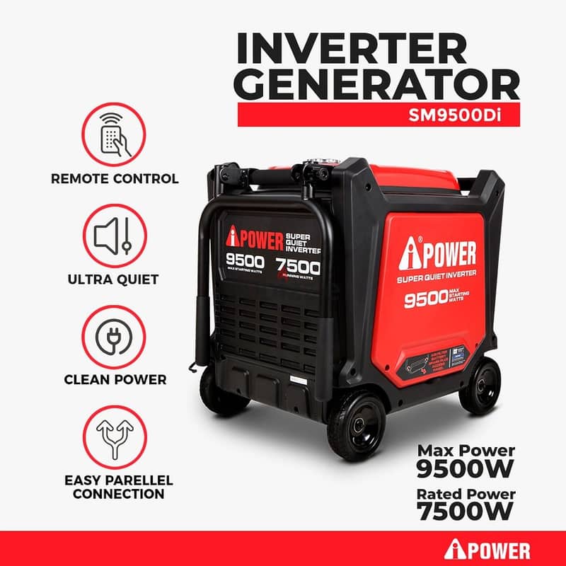 Aipower Digital Inverter Silent Generator USA مولد ريموت كاتم 0