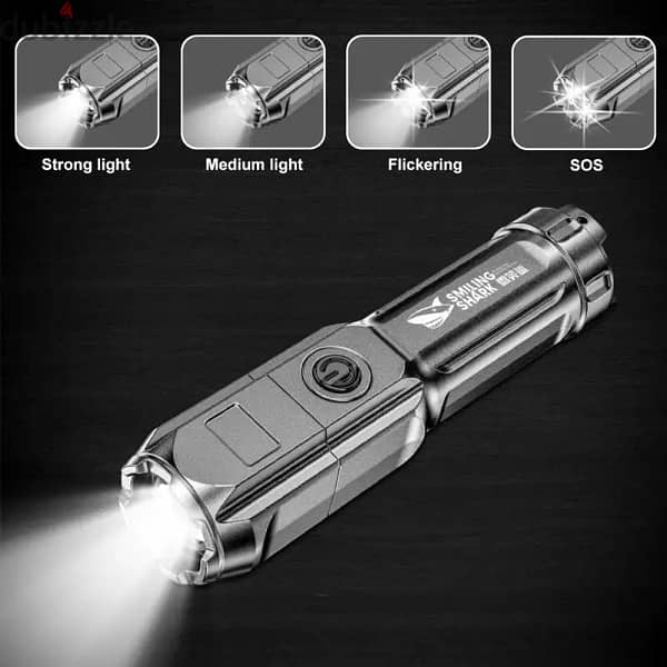 Powerful Rechargeable Flashlight 3