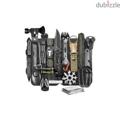 14-in-1 Survival Camping Kit, Emergency Outdoor Set