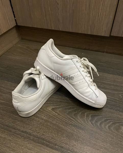 Adidas Superstar white size 44 4