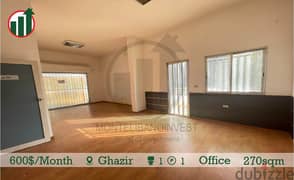 Office for rent in Ghazir!
