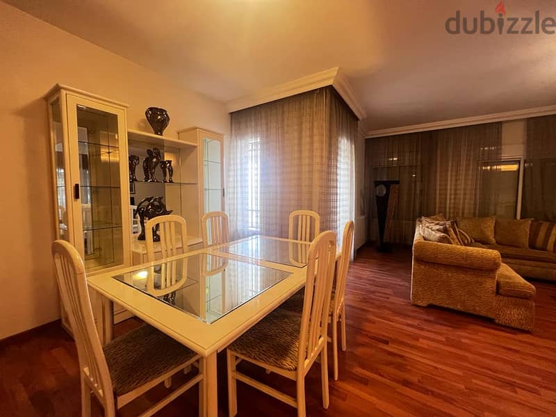 Furnished apartment with terrace for rent in Ouyoun 3