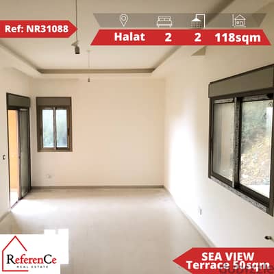 Good Deal Apartment with terrace in Halat شقة جيدة مع تراس في حالات