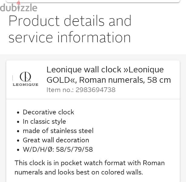 german store leonique design wall clock 6
