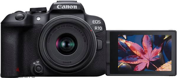 Canon EOS R10 with RF-S18-45mm Lens 1