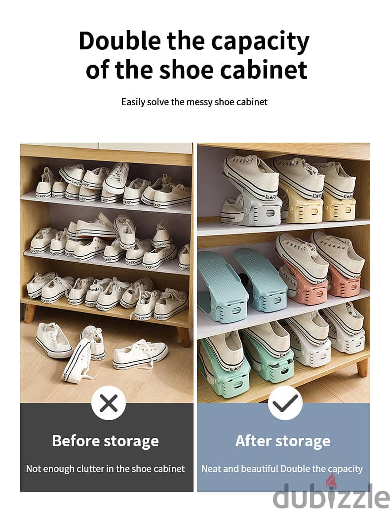 Shoes organizer منظم الاحذية 5