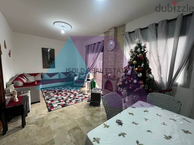 Decorated 100 m2 apartment +  mountain/sea view for rent in Blat/Jbeil 5