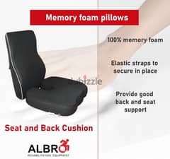 Seat and Back Cushion memory foam